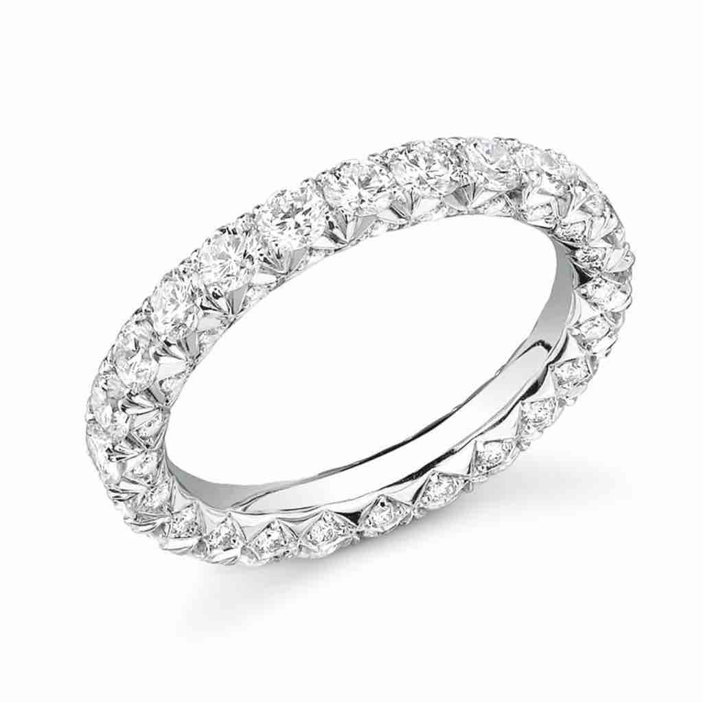 Moissanite Diamond Band