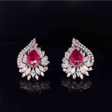 Gold gorgeous diamond earrings