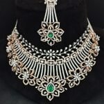 Rose Gold Diamond Bridal Necklace • Elegant Wedding Jewelry for Her • 14K Gold Custom Design