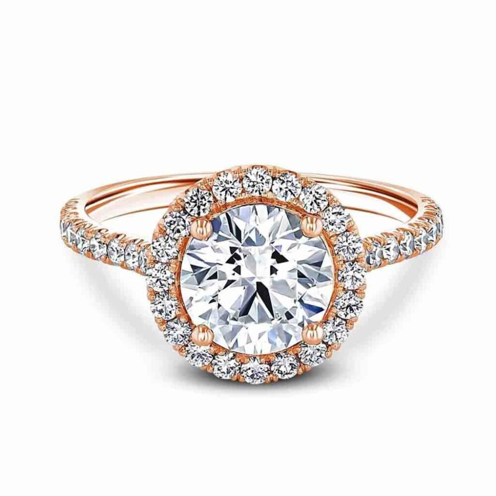 Moissanite Diamond Solitare Ring for weddings and engagements-216580 - Image 2