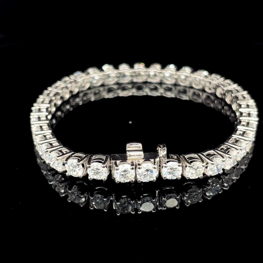 Diamond Tennis Bracelet |Elegant And Timeless Tennis Bracelet for Women|Dainty Fine Jewelry,Perfect Gift for Birthday, Anniversary & Wedding - Image 8