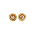 Elegant Yellow Gold Diamond Stud Earrings | 18K Solid Gold | EF VVS Natural Diamonds | IGI Certified | Gift-Ready Fine Jewelry