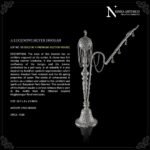 A LUCKNOWI SILVER HOOKAH - SOLD - ASTAGURU - LOT NO 59