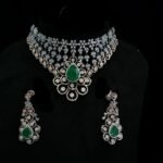 14K Rose Gold Diamond Choker Wedding Necklace | 7.55 Ct Diamonds | Bridal Statement Necklace | Worldwide Shipping