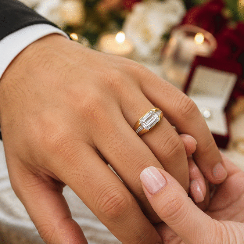 emeraldcut ring
